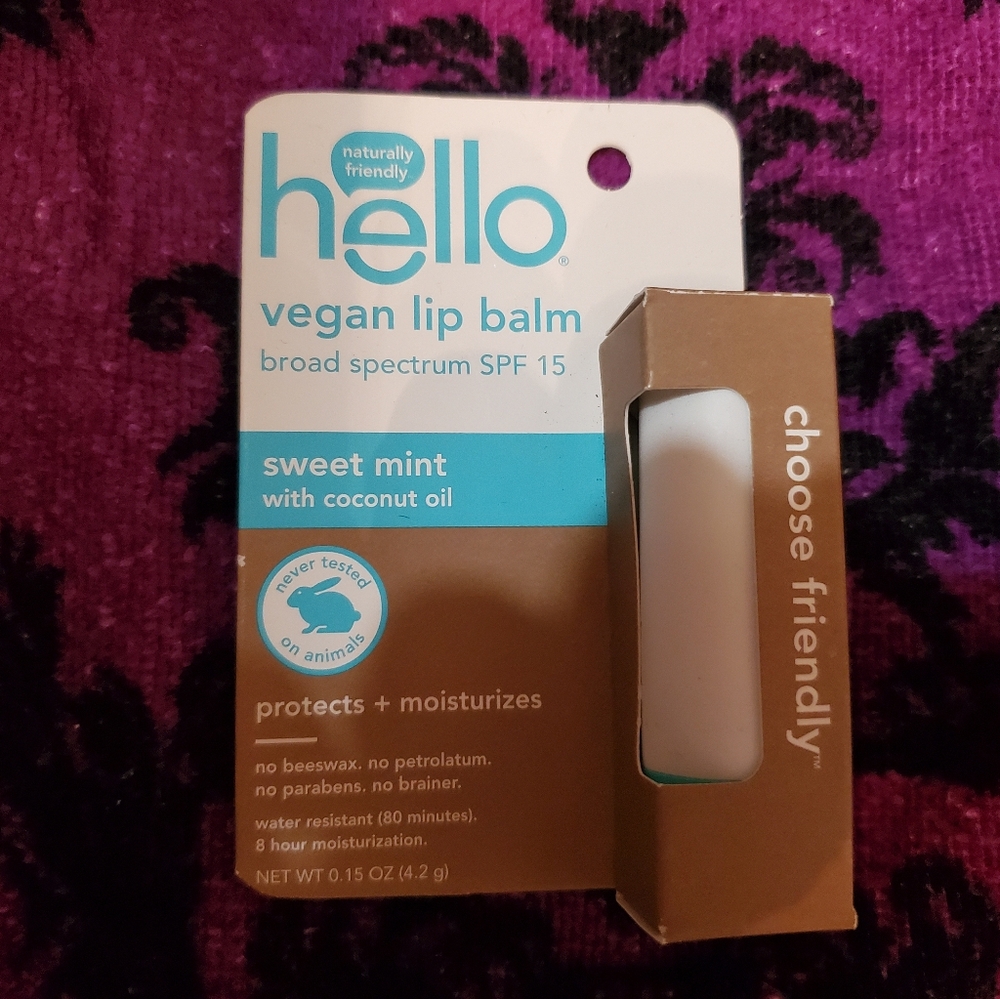 HELLO - VEGAN lip balm.